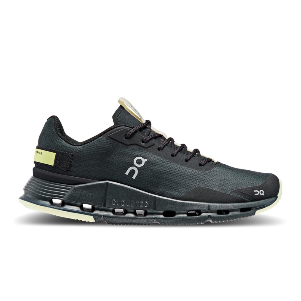 On Running Men's Athletic Shoes Black and Yellow